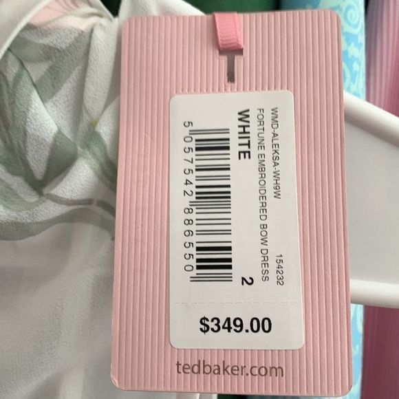 TED BAKER ALEKSA Fortune Embroidered Bow Dress - Picture 3 of 7